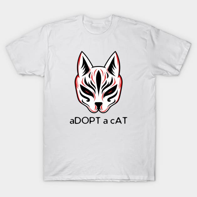 Demon Cat T-Shirt by HobbyAndArt